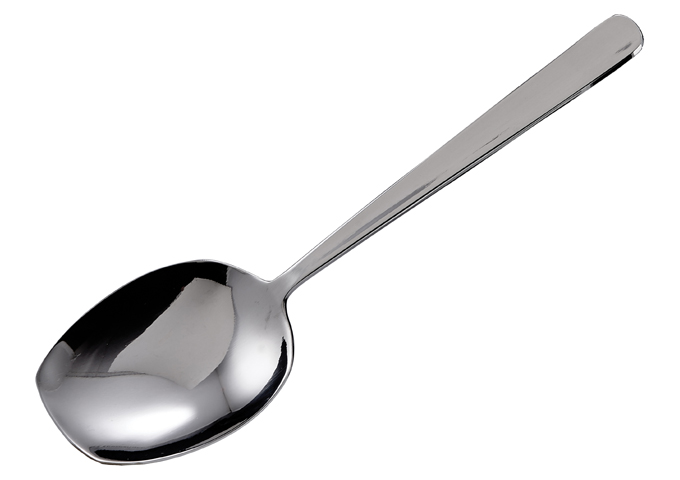 S/S Serving Spoon Flat Edge