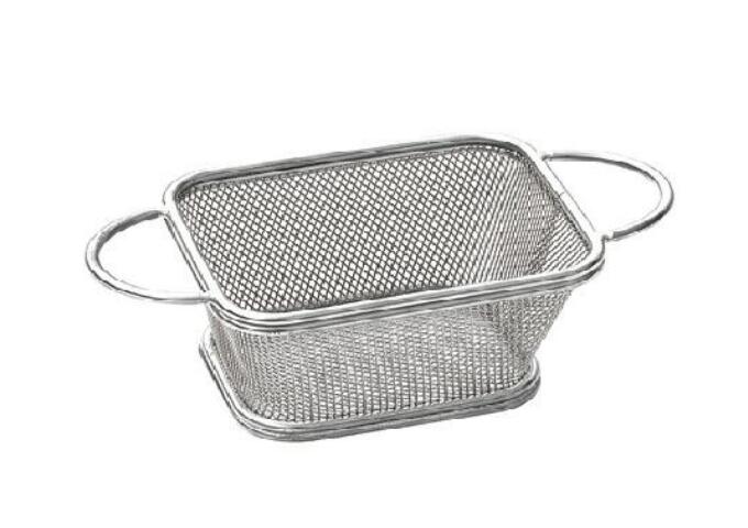 Mini Square Serving Basket with Double Handle