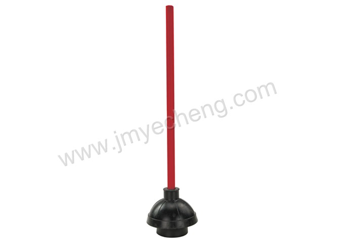 Rubber Plunger With Wooden Handle