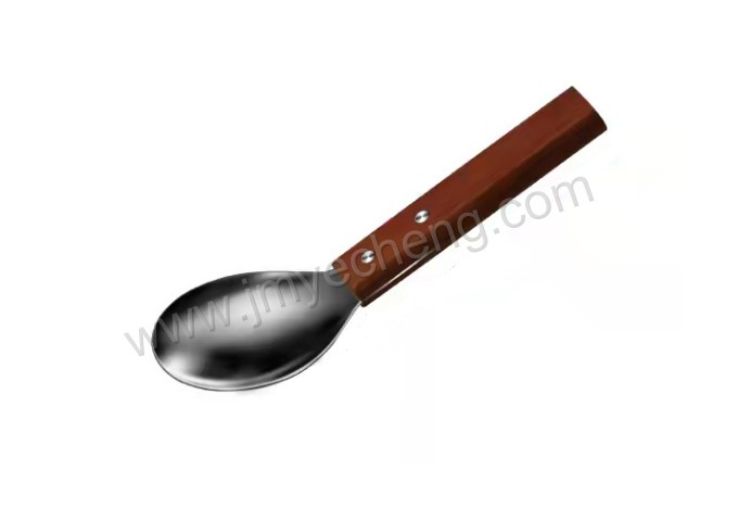 Spoon With Wooden Handle