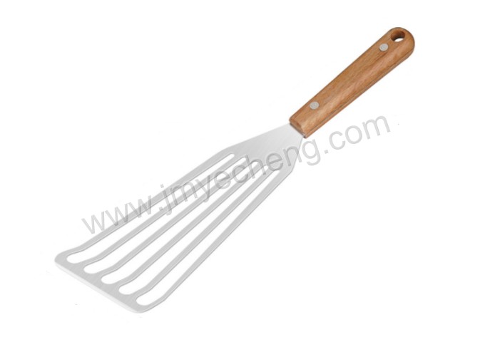 Fish Spatula With Wooden Handle