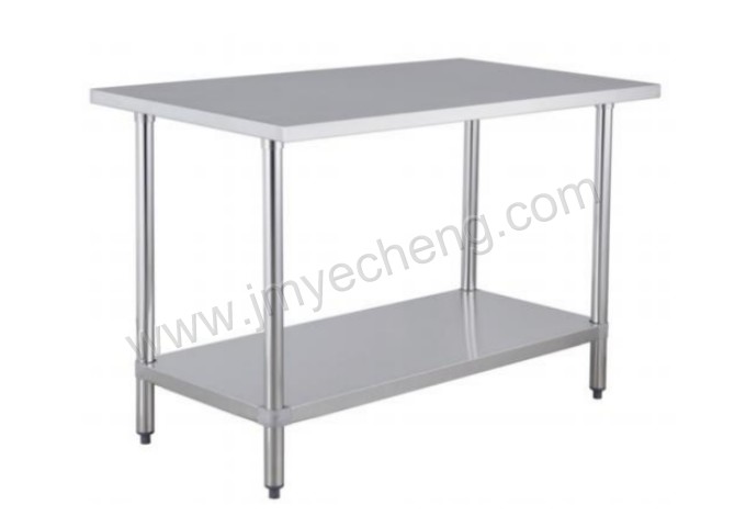 2-Tier Round Tube Work Table