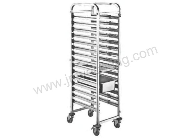 S/S Single-Line Tray Trolley