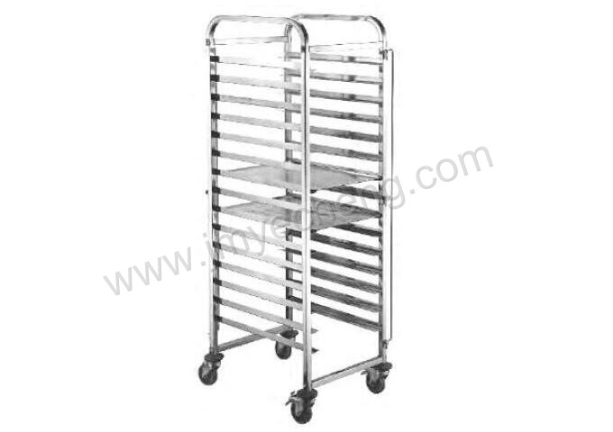 S/S Single-Line Tray Trolley