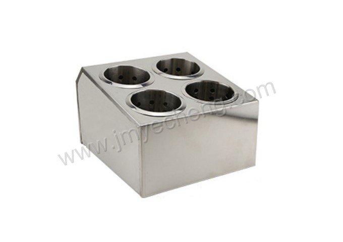 S/S Flatware Cylinder Holder With S/S Holder