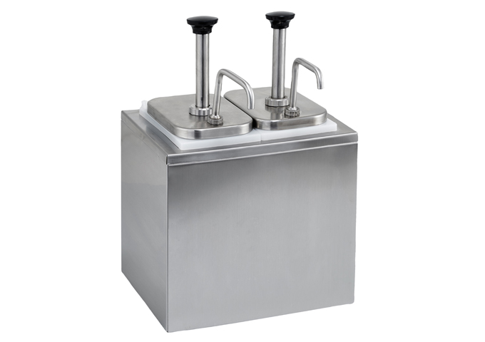 S/S Condiment Dispenser with 2 Pumps