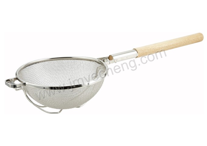 S/S Tinned Reinforced Double Mesh Strainer