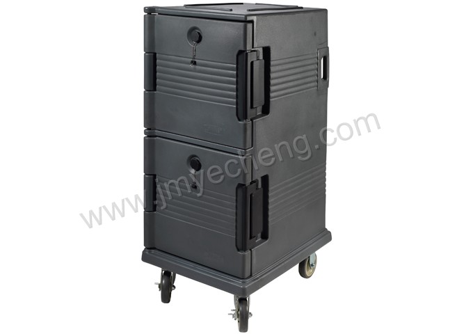 Double Cabinet Insulated Food Pan Transporter