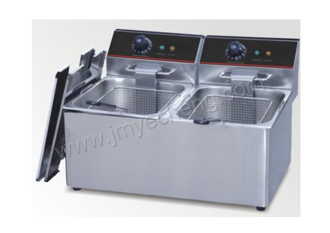 Electric Twin Well Deep Fryer