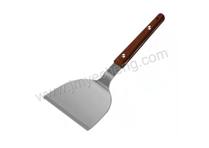Teppanyaki Turner With Wooden Handle
