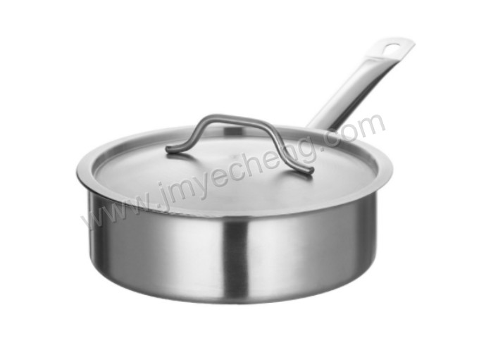 S.S saurce pot with compound bottom (short body，sandwich)